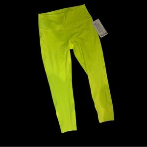 lululemon athletica Neon Yellow Leggings